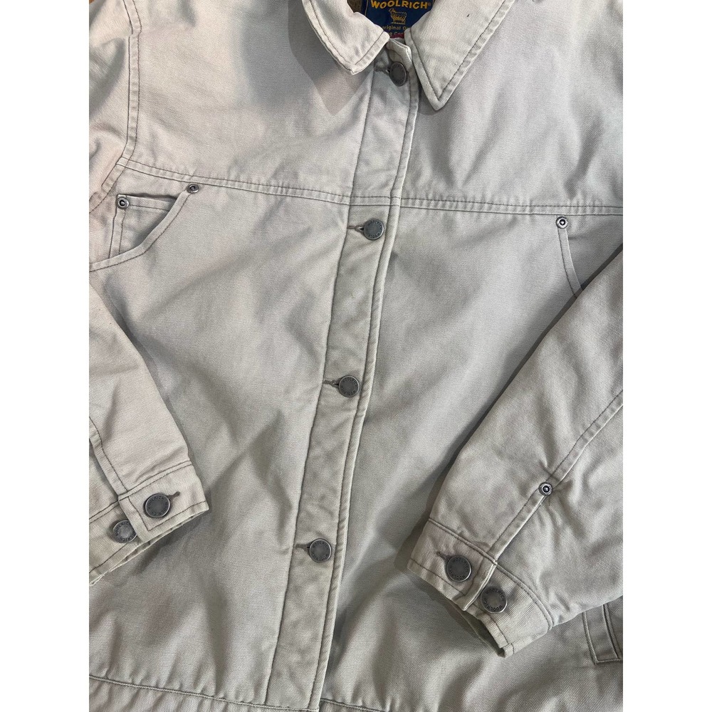 Womens Woolrich Insulated Denim Jacket Size Large - Picture 4 of 4